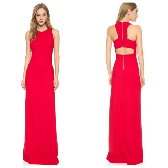 Elizabeth and James Dresses & Skirts - Elizabeth & James Freya Cut Out Gown in Red